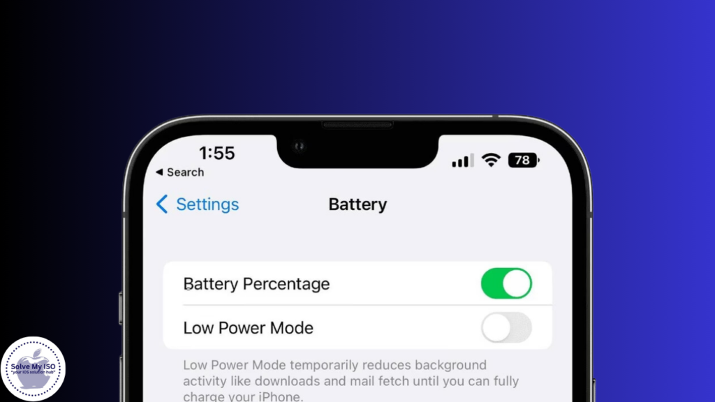 Show Battery Percentage on iPhone