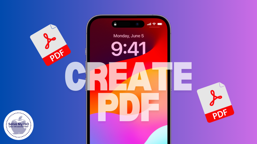 Create PDF on iPhone