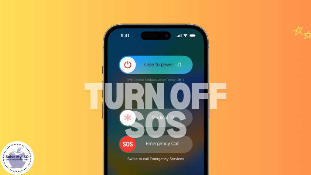 Turn Off SOS on iPhone