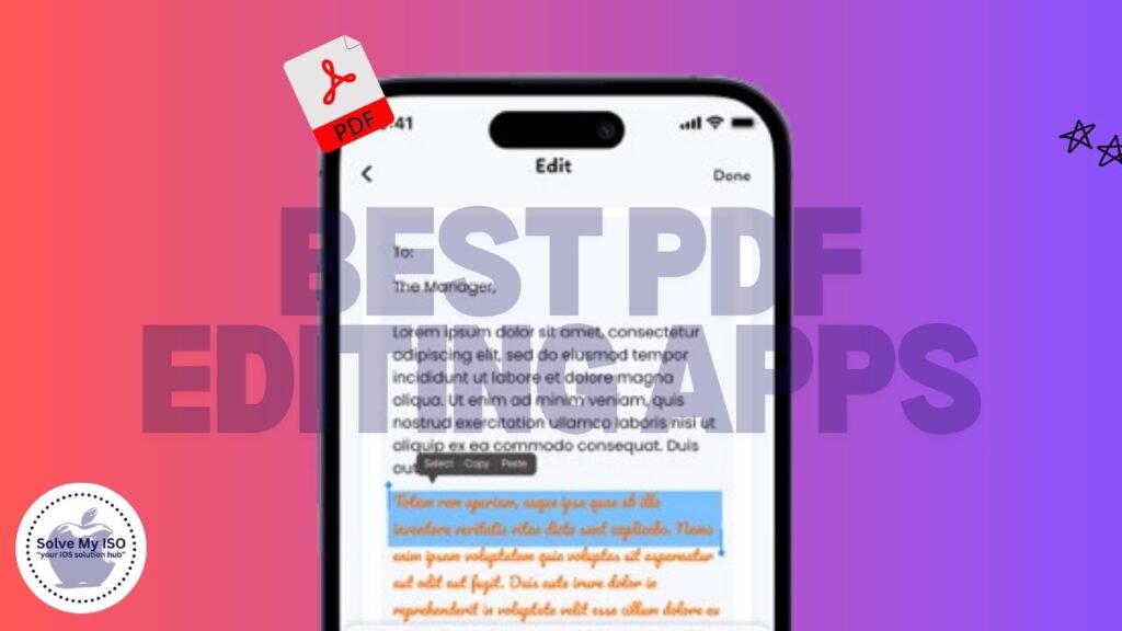 Best PDF Editing Apps