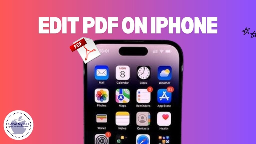  edit PDF on iPhone