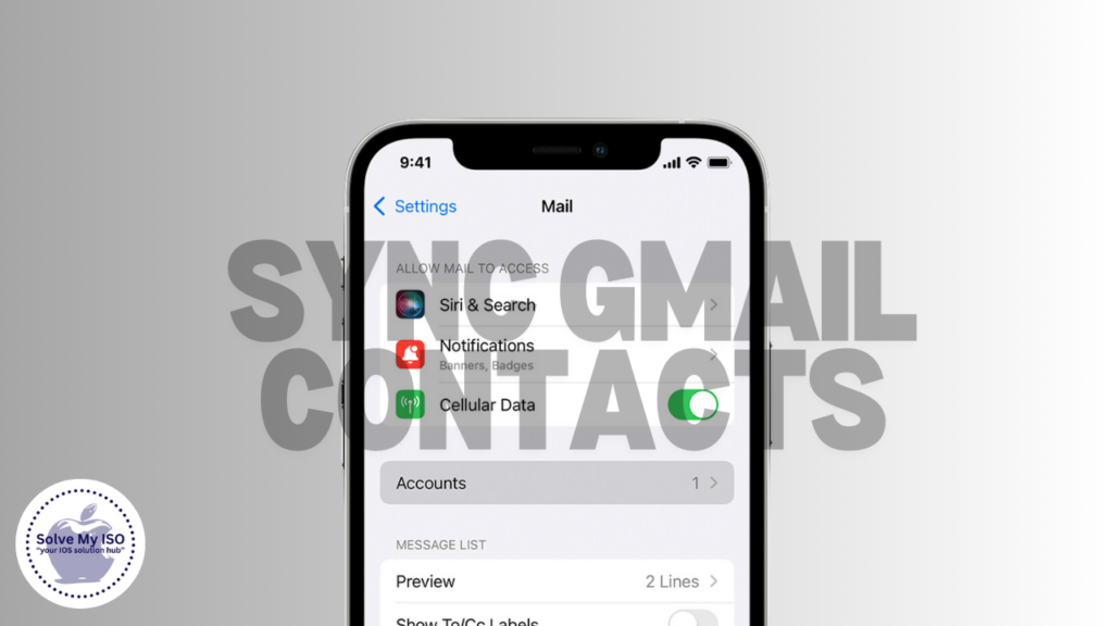 Sync Gmail Contacts to iPad