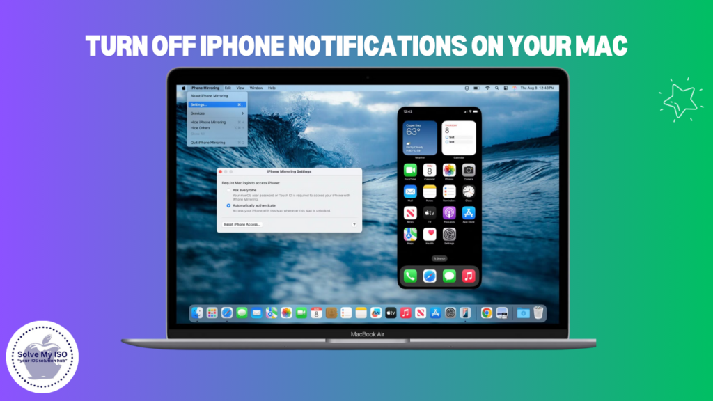 Turn off iPhone Notifications on Your Mac