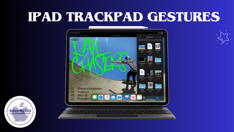 iPad Trackpad Gestures and True Tone Settings